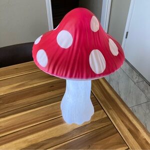 Mushroom Lighted Blow Mold Cracker Barrel 2024 Retired Rare Battery Op 18” Tall